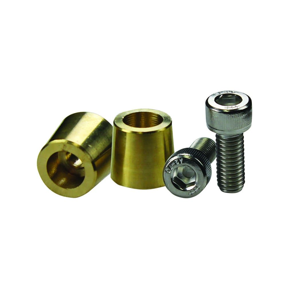 Energie TPB6M Brass top posts (pair) 6mm screw