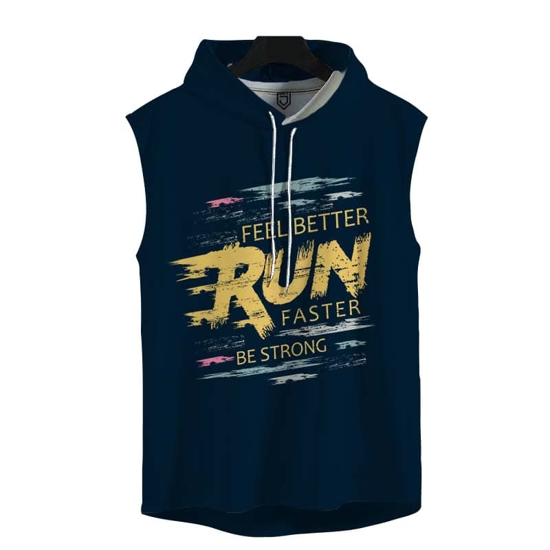 Juxar Feel Better Hooded Sando (Navy Blue)