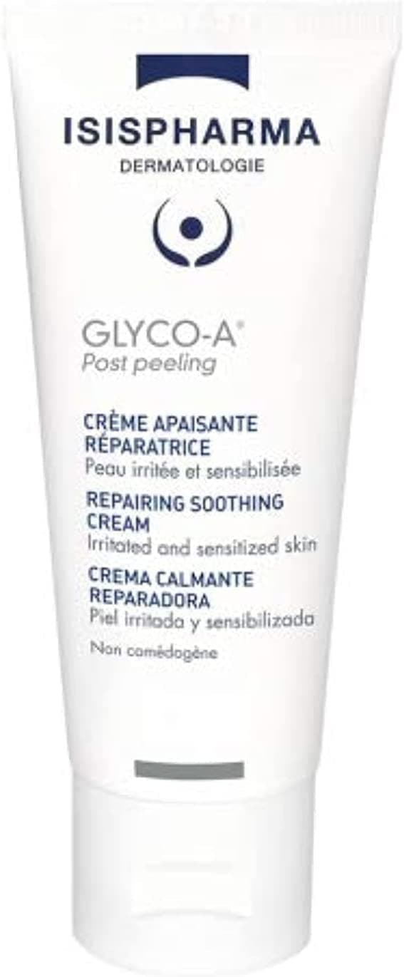 ISISPHARMA GLYCO-A POST PEELING - Facial Moisturizer Soothing Repair Cream - Moisturises and Repairs Skin Barrier - with Shea Butter, Restructuring Agents and Cottonseed Oil - Made in France