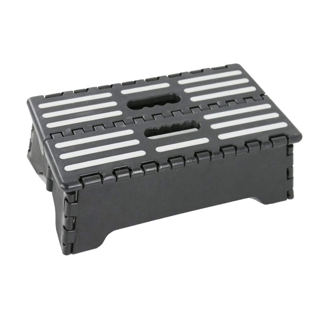 Portable One Step Stool for Elderly & Disabled –Antislip Half Step for Indoor & Outdoor Stairs, Cars, Bed, Chair, Shower – Lightweight Mobility Safety Tread