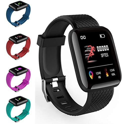 RIBITENS Unisex Waterproof Bluetooth Sports Smart Bracelet Wristband Fitness Heart Rate Monitor Tracker Smart Watches