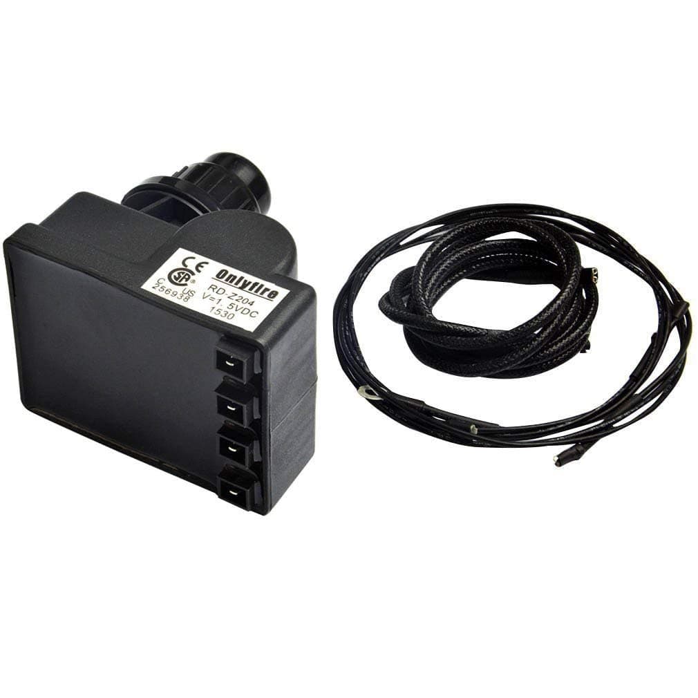 onlyfire Universal Fit 4-Spark Electronic Push Button Igniter Kit for Most Grills, Black