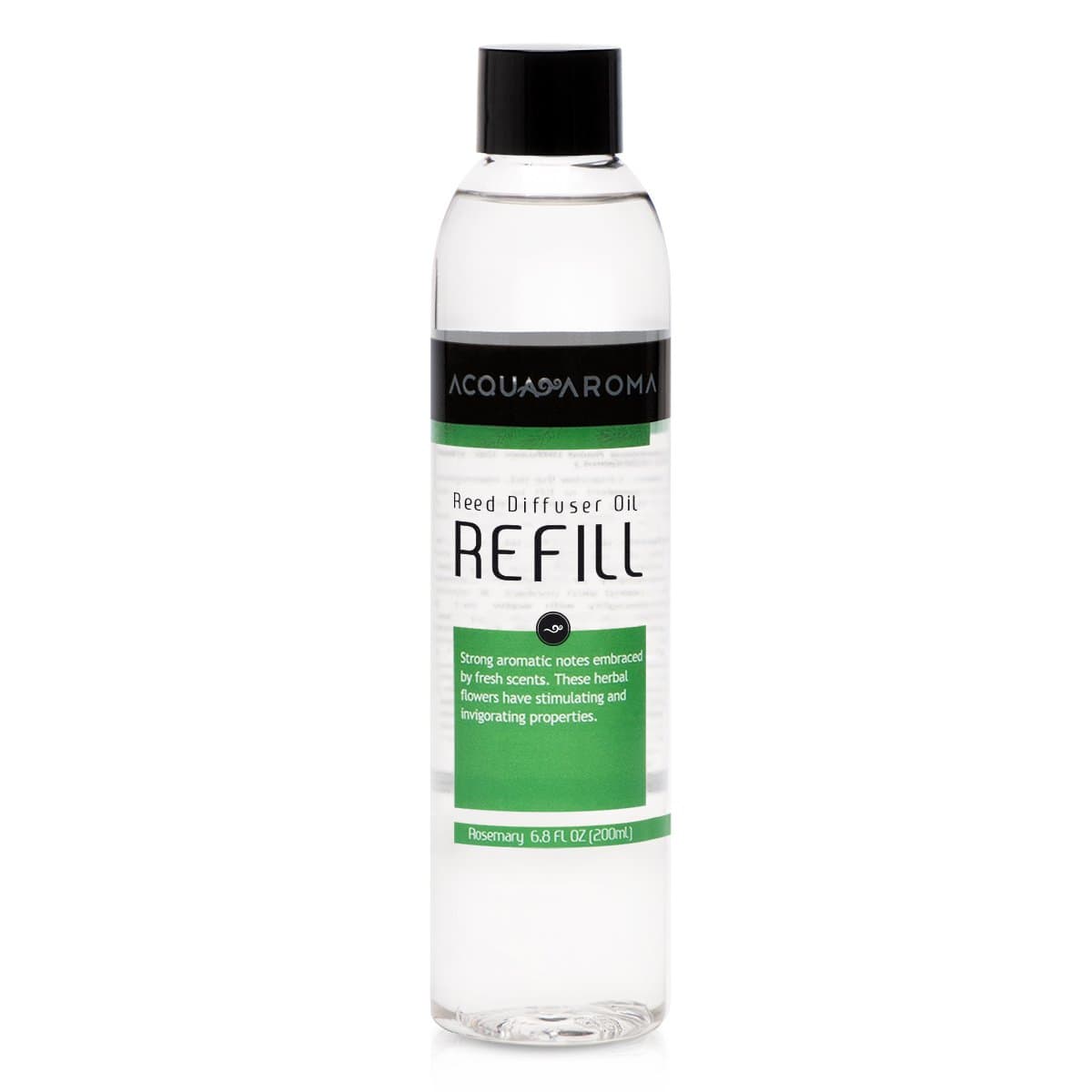 Acqua Aroma Rosemary Reed Diffuser Oil Refill 6.8 FL OZ (200ml) Contains Essencial Oils Handcrafted Made in Brazil