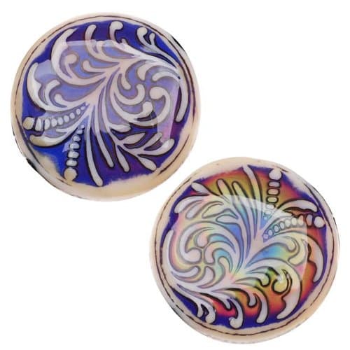 Mirage Color Changing Mood Beads -Fountain Fern 23mm /2