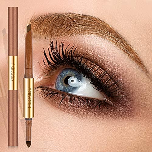 Mesaidu 3-in-1 Eye Makeup Eyebrow Pencil, Blender, Brush All In One (Walnut)…