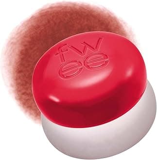 fwee Blurry Pudding Pot | Airbrushed Blush & Lip, Buildable Pigment, Long-lasting, Lightweight, Easy to Blend, Natural Soft Matte Finish - Fav (Tanned Brown) | 0.17 oz