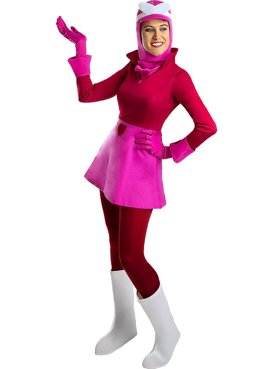 Funidelia | Penelope Pitstop Costume - Wacky Races OFFICIAL for woman Cartoons - Costumes for adults, accessory fancy dress & props for Halloween, carnival & parties - Pink