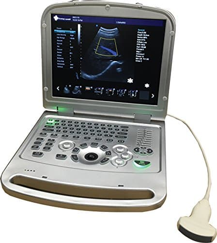 Easywell Portable Color Sonography Ultrasound Scanner EW-C15V with convex probe for veterinary abdominal and reproduction