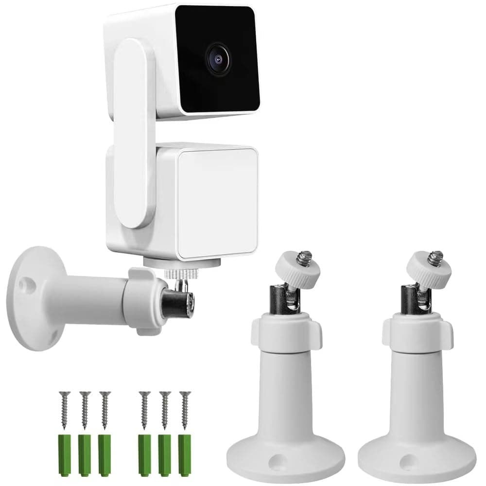 2 Pack Wyze Cam Mount - Pan V3 & V3, Outdoor, 360 Swivel (2PCS)