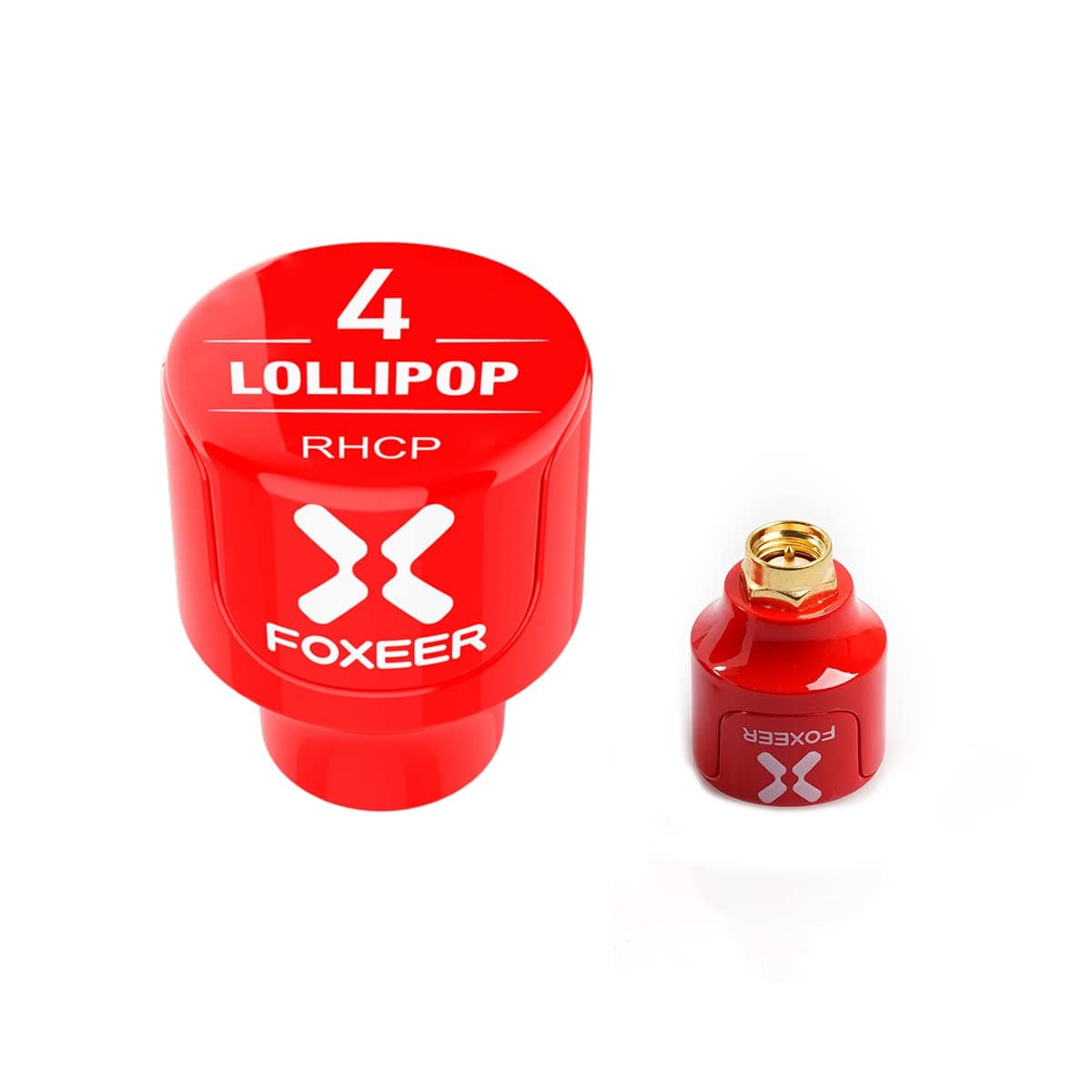 2pcs FOXEER FPV Antenna Lollipop 5.8GHz RHCP 2.5Dbi Stubby Antenna SMA for FPV Racing Drone Fatshark Goggles TX RX