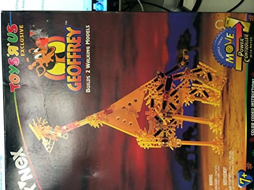 K'Nex Toys R Us Exclusive Geoffrey: Builds 2 Walking Models (Geoffrey and Yellowsaurus). Models that Move.