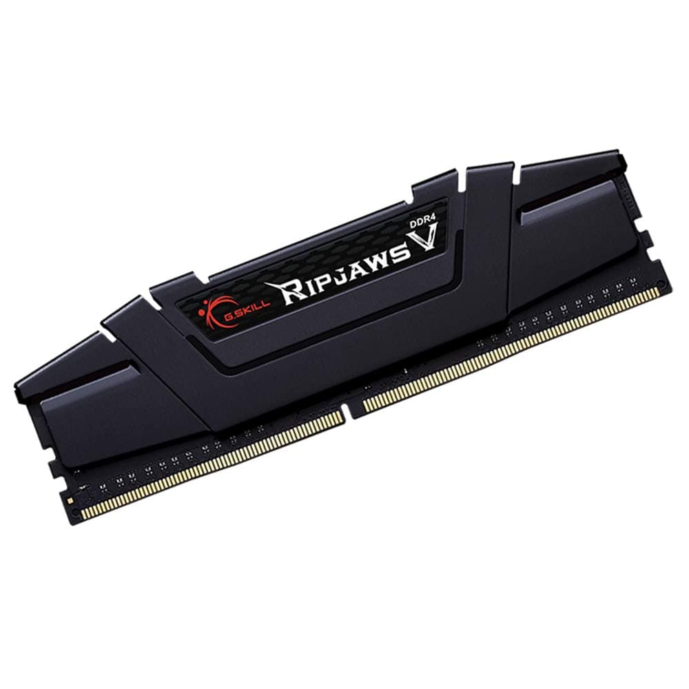 RipjawsV Series DDR4 RAM (XMP) 16GB (1x16GB) 3200MT/s CL16-18-18-38 1.35V Intel AMD Desktop Computer Memory U-DIMM - Black (F4-3200C16S-16GVK)
