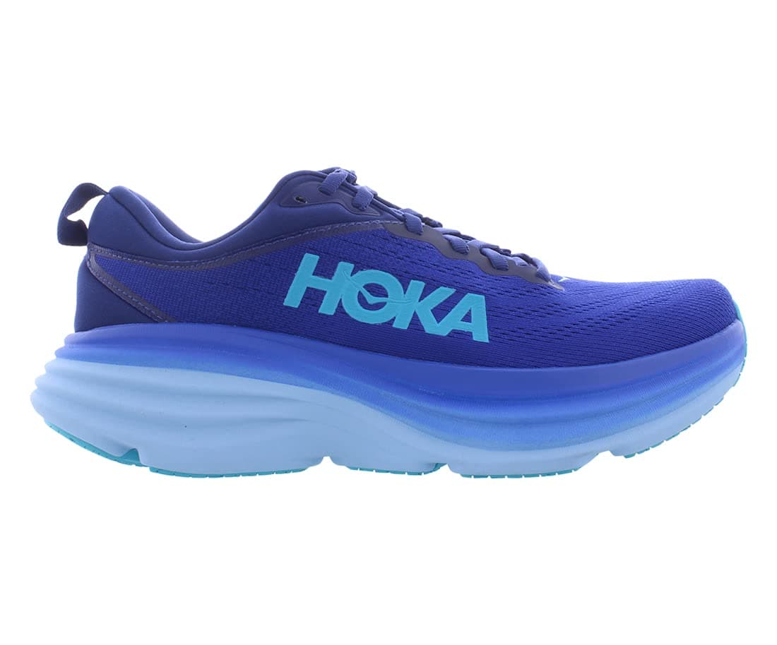 HOKA ONE ONE Bondi 8 Mens Shoes Size 13, Color: Bellwether Blue/Bluing