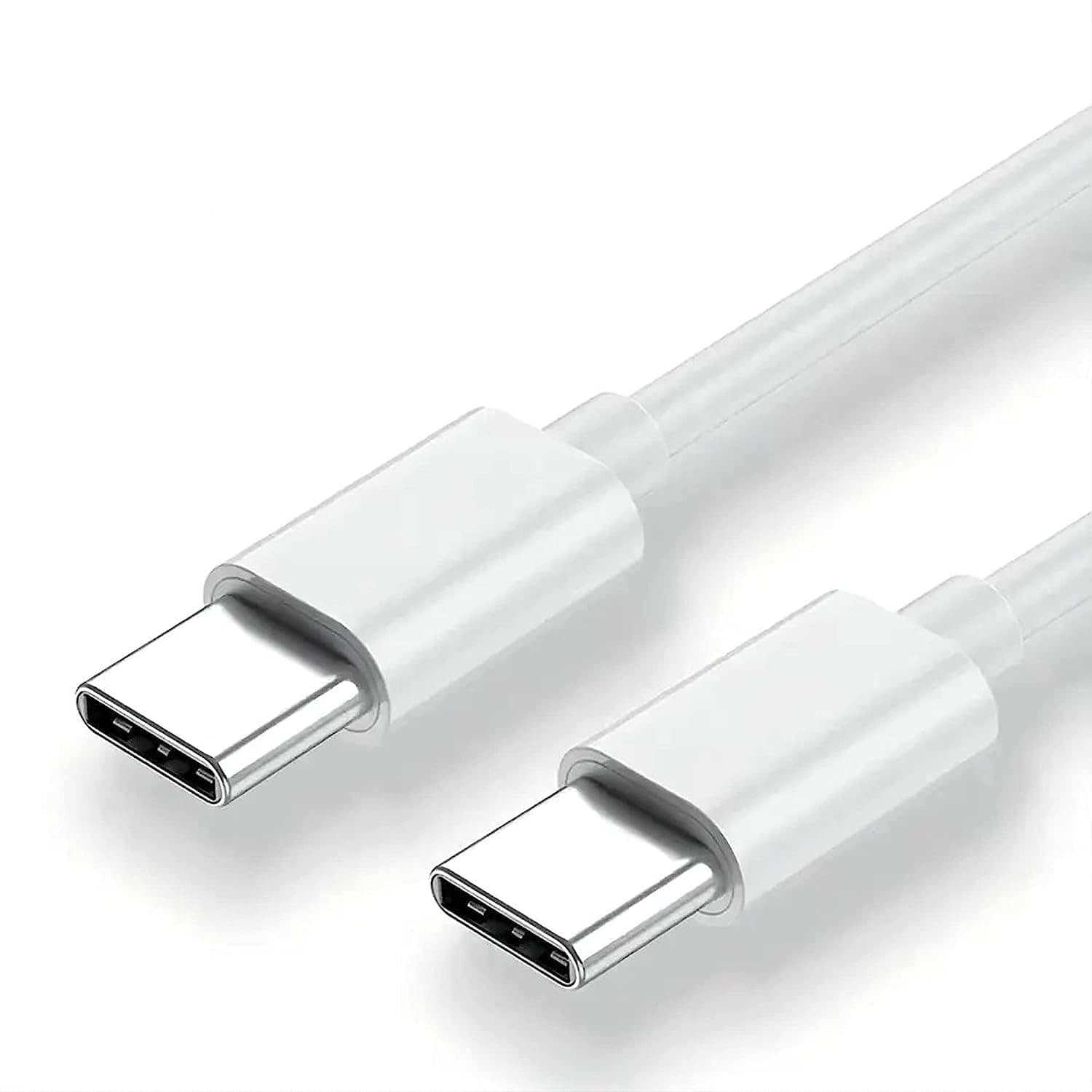 Type-C To Type-C Cable For Citroen C3 Puretech 110 Feel Original USB Data & Charging Cable PD Dash WRAP Fast Charging Cable 60W High Speed Rapid Fast Turbo QC 3.0 Charging Cable (White, 4Amp, RV.C)