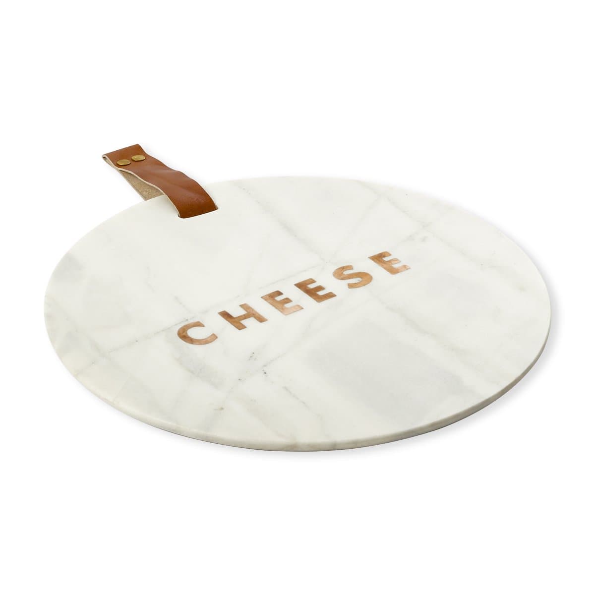 Round White Marble Cheese Board 30 cm Marbela – Bruno Evrard