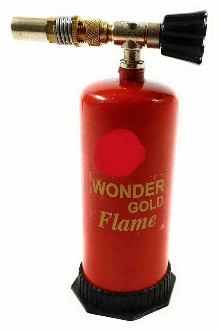 rajkot jewellery tool Portable Gas Torch Gun (Refillable), Used AS, Burner, Lighter, Flamethrower, Soldering Tool (Red) (1)