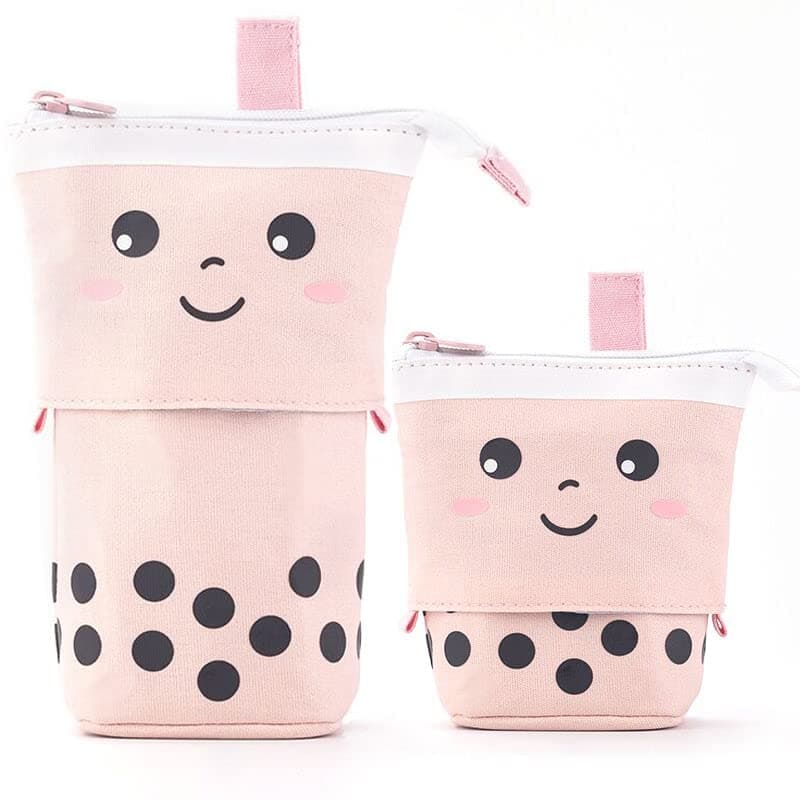 Telescopic Pencil Bag Pen Holder Pop Up Stationery Case, Stand-up Retractable Transformer Bag Standing Organizer, Great for Christmas Holiday New Year Office Bag