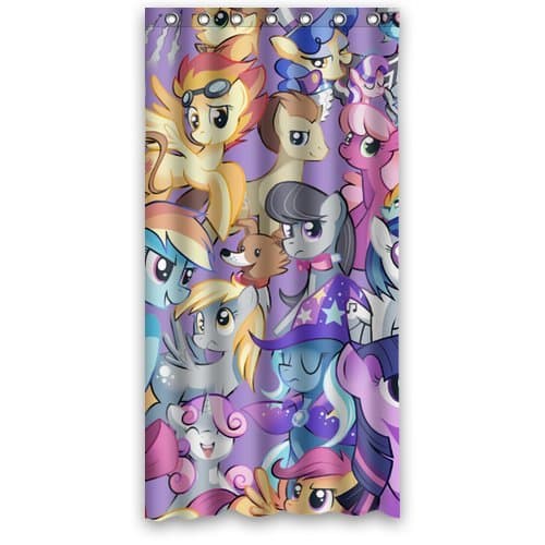 Tanyhouse Custom Waterproof Fabric Bathroom Shower Curtain