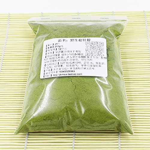 Teriya Changbai Mountain wild pine needle powder grinding powder of pine needles of Pinus massoniana pine tea ultrafine powder Health-Enhancing Herbal Tea powder bag mail
