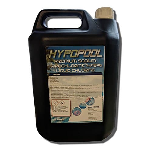 HYPOPOOL - Liquid Chlorine - Pool Sanitiser - Shock Treatment - 5 Litres