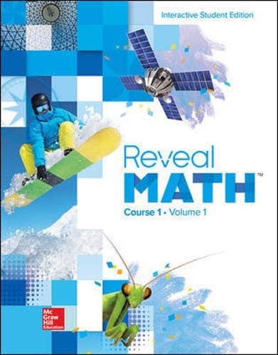 Reveal Math, Course 1, Interactive Student Edition, Volume 1 (MATH APPLIC & CONN CRSE)