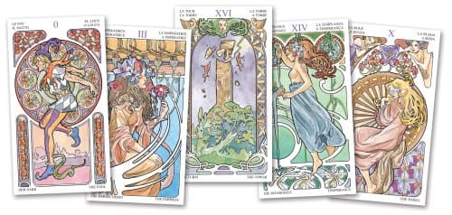 Tarot Art Nouveau Cards