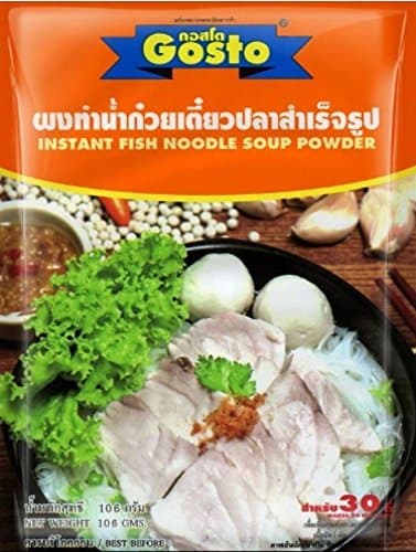 106 G Gosto Thai Instant Fish Noodle Soup Powder Thailand Noodle Powder Thai Food By Thai dd