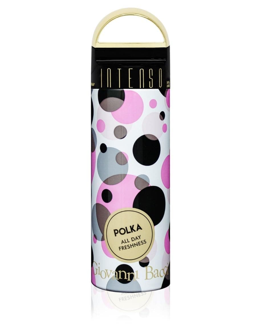 PARIS Intenso Polka Imported Long Lasting Perfumed Deodorant Spray for Men and Women 200 ml (Pack of 1)