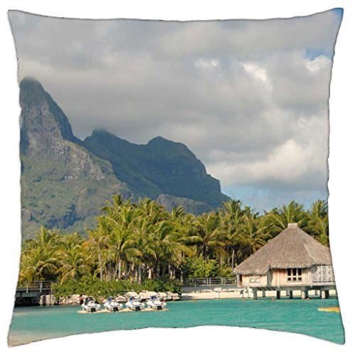 St Regis Hotel Bora Bora - Throw Pillow Cover Case (18