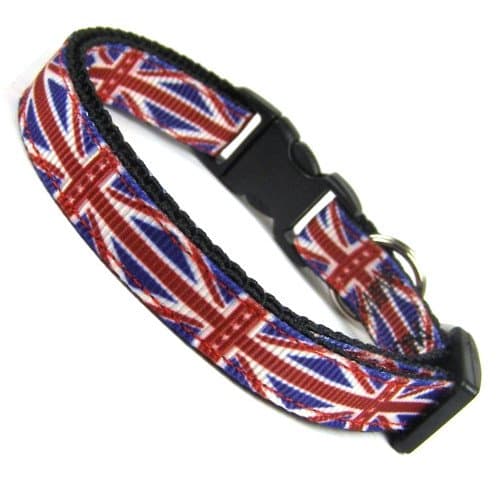 Cool Cat CollarsCool Cat Collars | Union Jack British Flag | UK Handmade Safety Collar with Bell