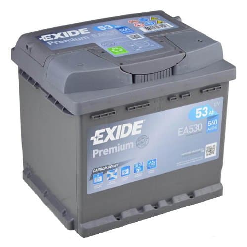EA530 Exide Premium Carbon Starter Battery 12 V 53Ah