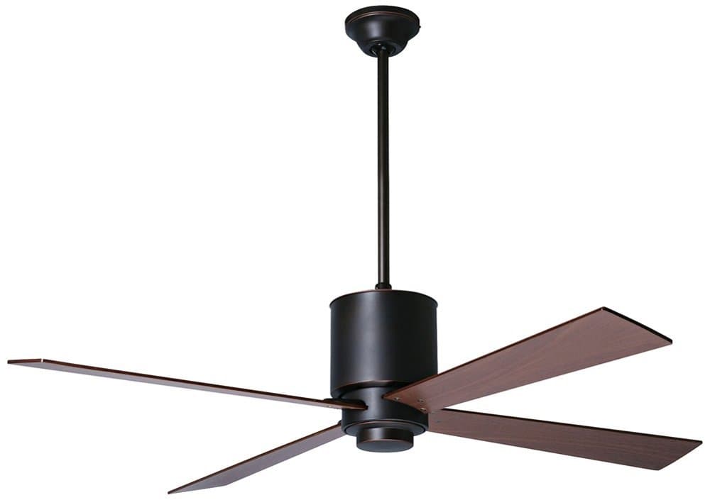 42" Period Arts Lapa Bronze Mahogany Ceiling Fan