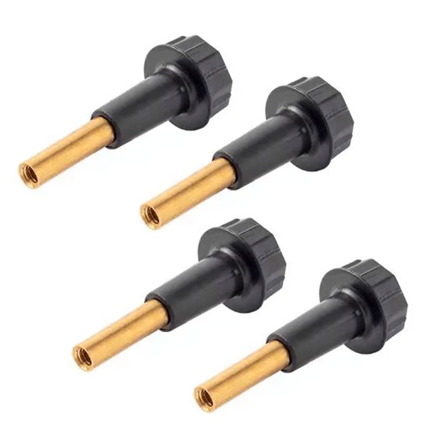 Replacement lamp and Fan Switch knobs, with 1/2 inch Extension Rod Extension Socket knobs (4, Black)