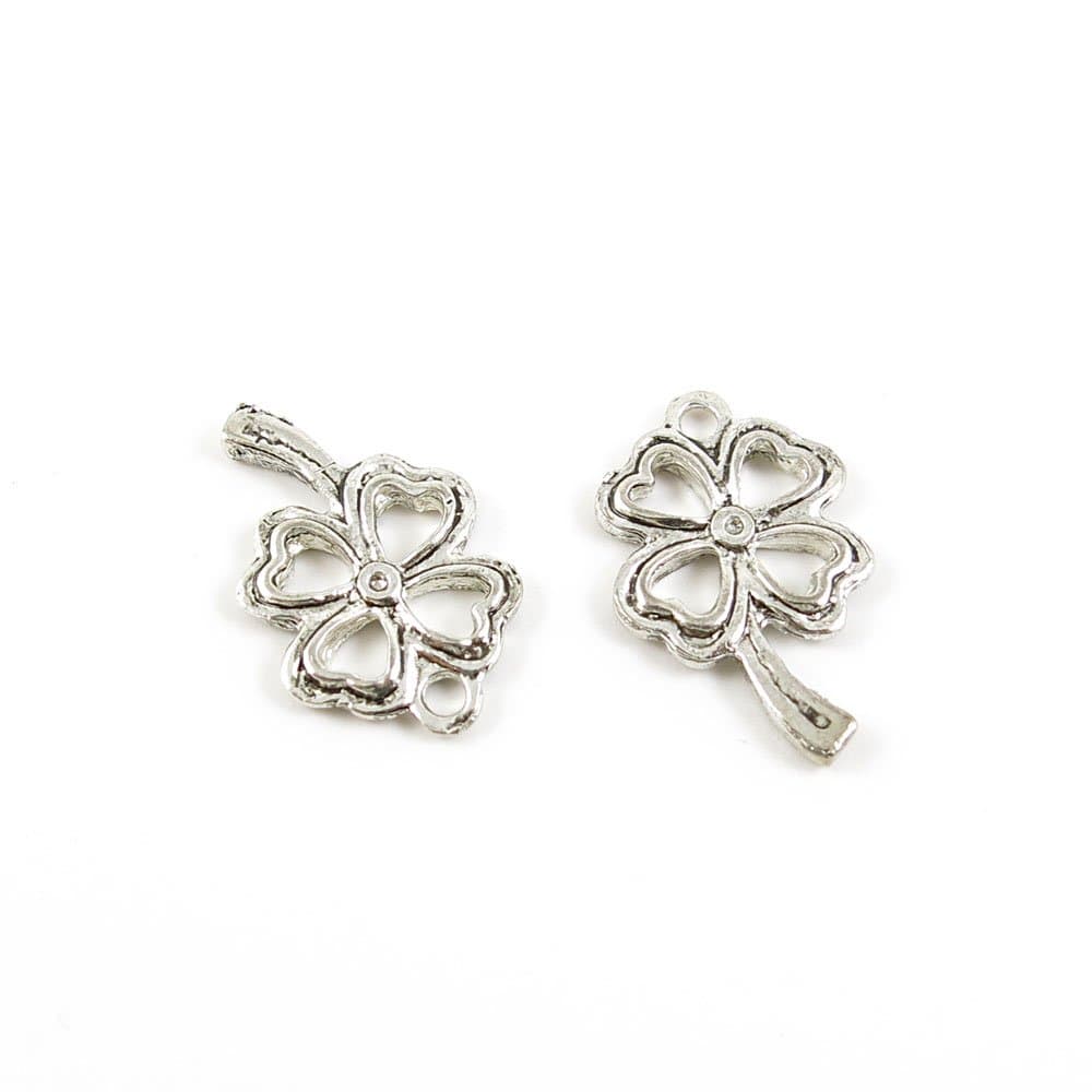 270x Ancient Silver Fashion Jewelry Making Charms ZH8778 Clover Wholesale Supplies Pendant Retro DIY Craft Alloys Lots Repair Jewellery Findings Accessoires