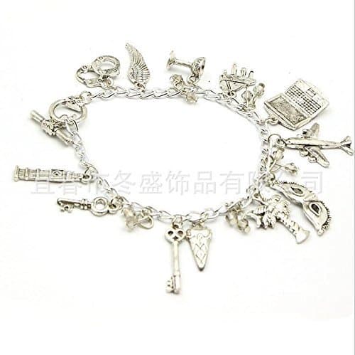 50/Fifty shades of Grey bracelet charm themed handmade jewelry - 50 shades Darker/Freed - Christian Grey - Anastasia Steel inspired bracelet