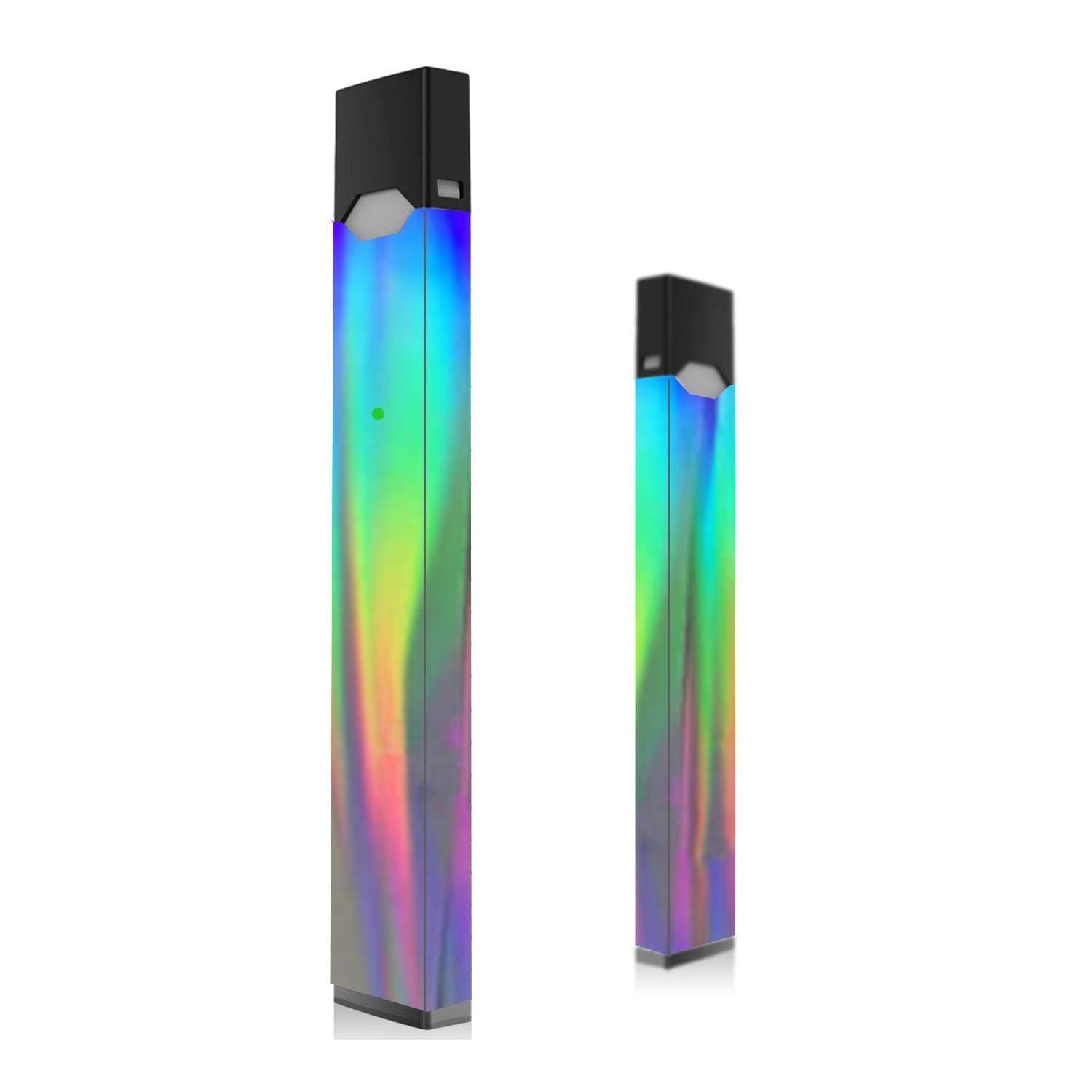 2 Pack Holographic Rainbow Skin for Juul | Decal | Wrap | Sticker | Case | Sleeve (2 Pack)