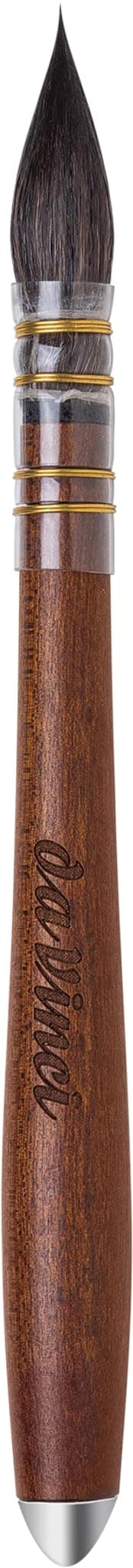 da Vinci Watercolor Silverpoint Watercolor Brush, 3, Black