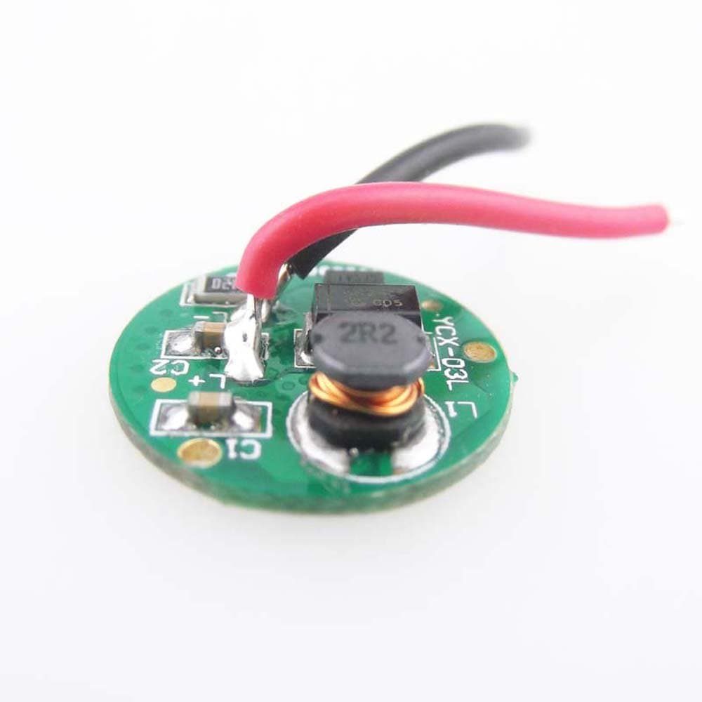 Nuosenda 16.7mm x 5.6mm 1.5V-4.2V Circuit Board for 1x3W CREE LED Flashlight