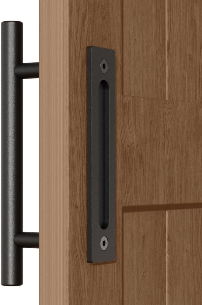 30CM Black Sliding Door Handle Barn Door Handle, Cabinet Door Handle, Wooden Door Handle