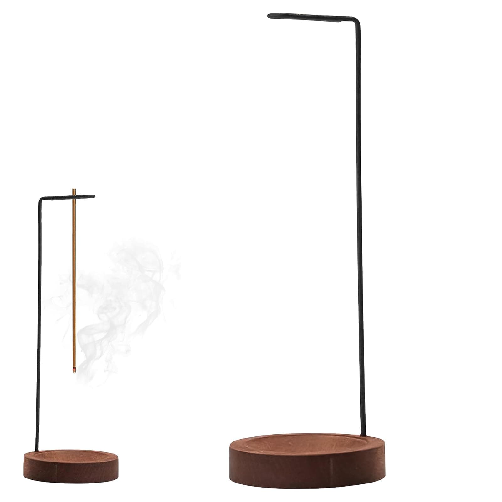 Brand Name Modern Wooden Incense Holders - Upside Down Design with Ash Catchers