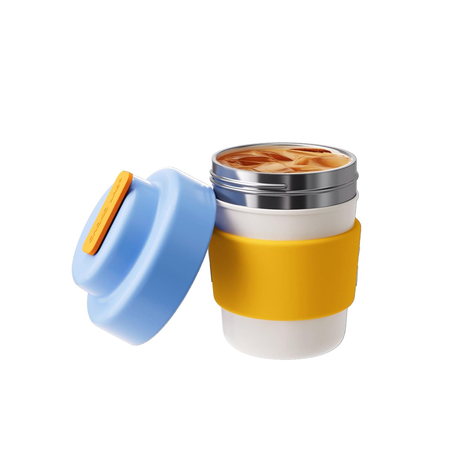 CHAKO LAB Travel Mug14Oz Stainless Steel Coffee Mug Double vacuum wall，Easy to Grip，Stay hot and cold，BPA free