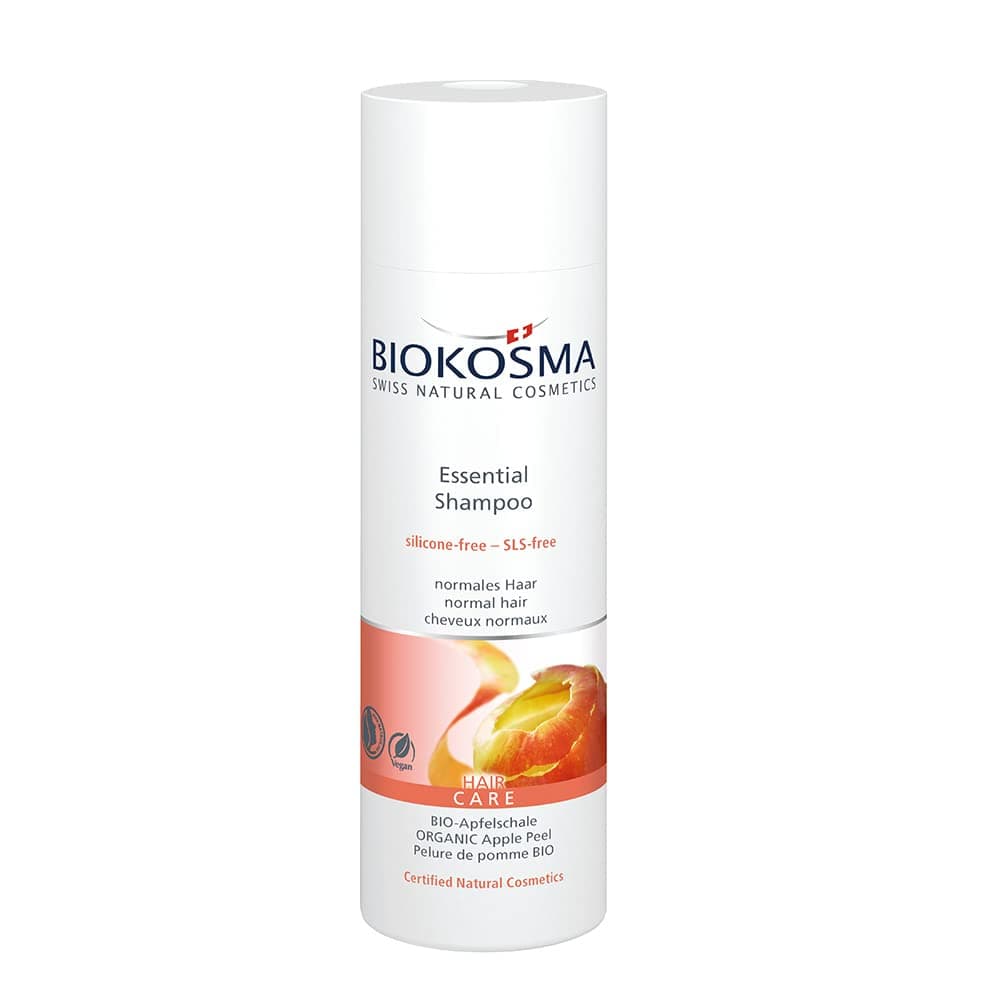 BiokosmaRevitalizing Essential Shampoo with Swiss Organic Apple Peel, Nourishing Cleanse, 200 ml