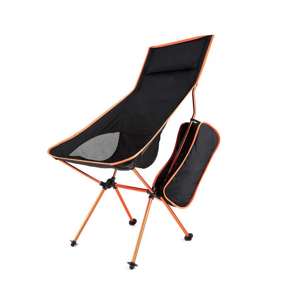 Basong Portable Camping Chair, Lightweight Folding Camp Chairs with 330.69lb Capacity. Portable Foldable Heavy-duty High Back Camping Chair for Picnic Beach Backpacking Fishing
