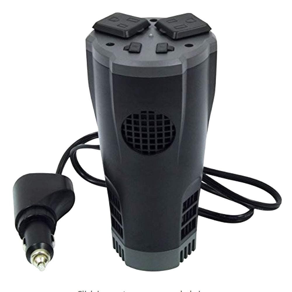 PowerDrive PD200CUP 200 Watt Cup Inverter with Dual USB Ports, 1 Pack