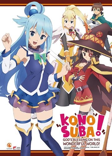 Konosuba Fabric Poster Key Art 2 Wall Art Licensed