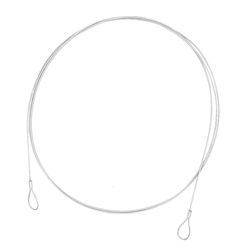 Safety Cable Lock 98''Long,Luggage Lock Safety Cable Lightweight Braided Stainless Steel Double Loop by Ovener