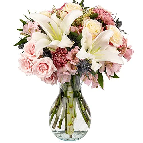 LET IT SNOW CHRISTMAS FRESH FLOWER CENTERPIECE | Designed by Arabella Bouquets | Gifts for Christmas, Holiday Flowers