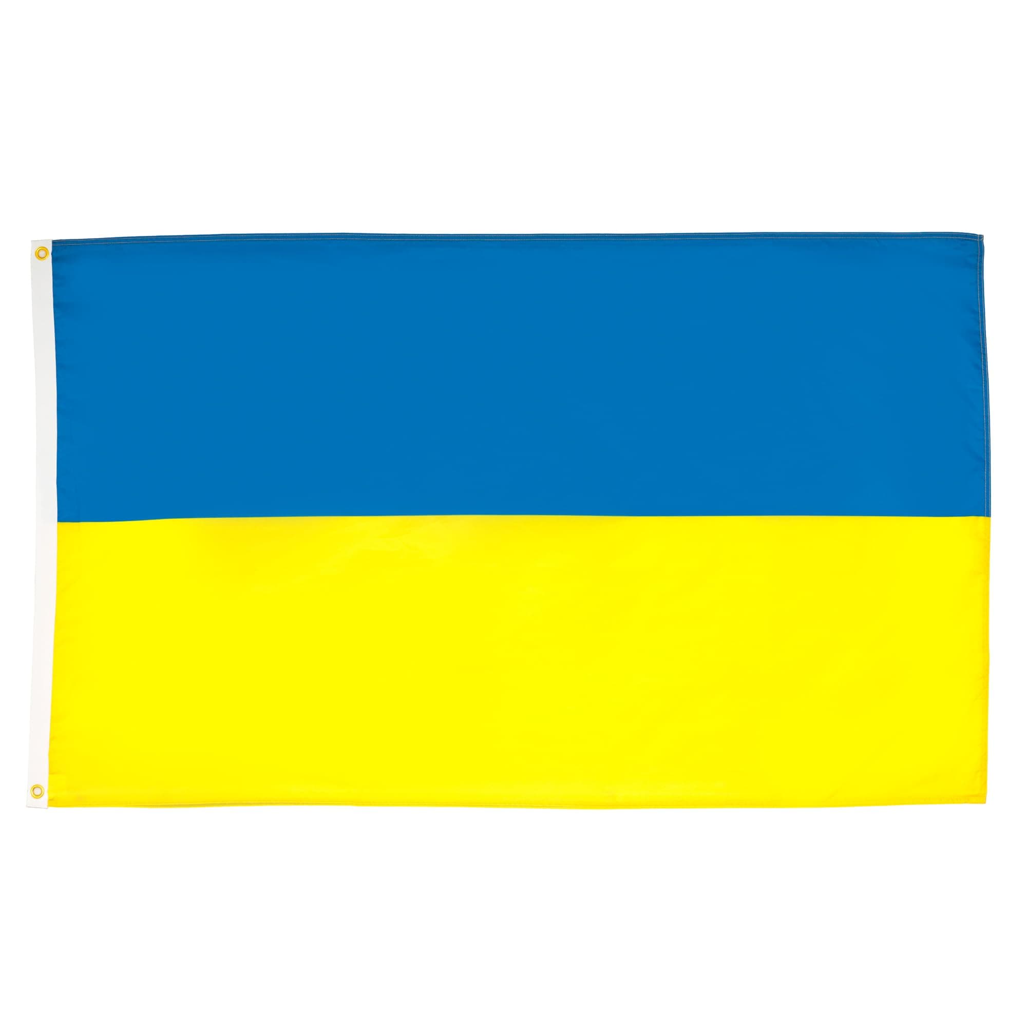 AZ FLAG - Ukraine Flag - 2x3 Ft - Light Polyester Ukrainian Banner with Two Brass Eyelets - Fade Resistant - Vivid Colors - 2' x 3' Feet - 90x60 Cm