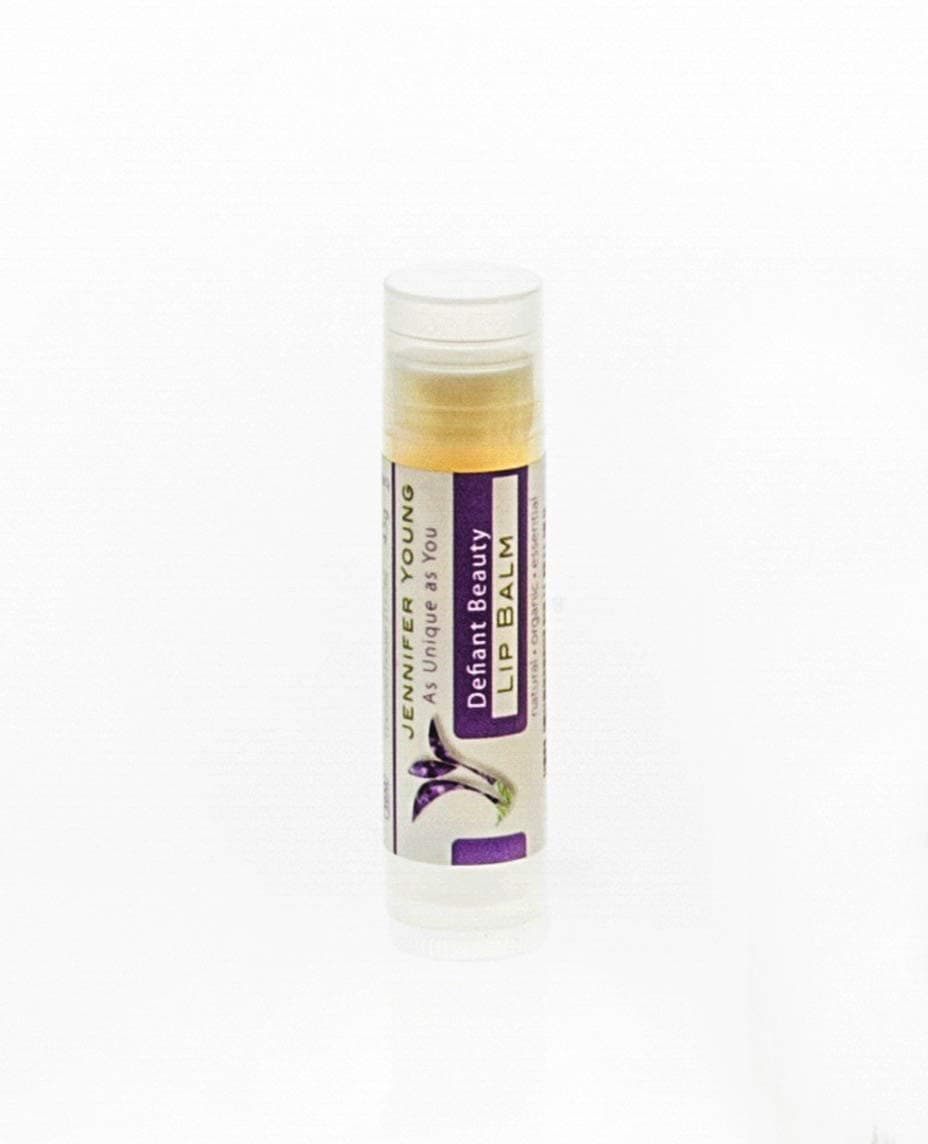 Defiant Beauty Fragrance Free Natural Lip Balm Stick - Single Balm