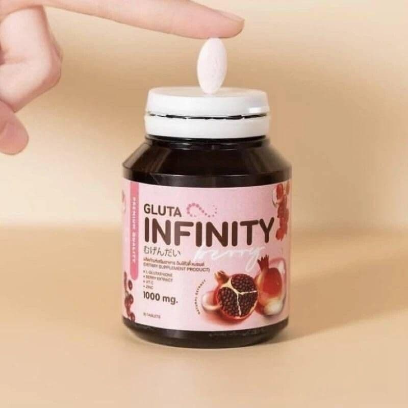 GLUTA FROZEN Infinity 1000mg 30 Tablets Product of Thailand